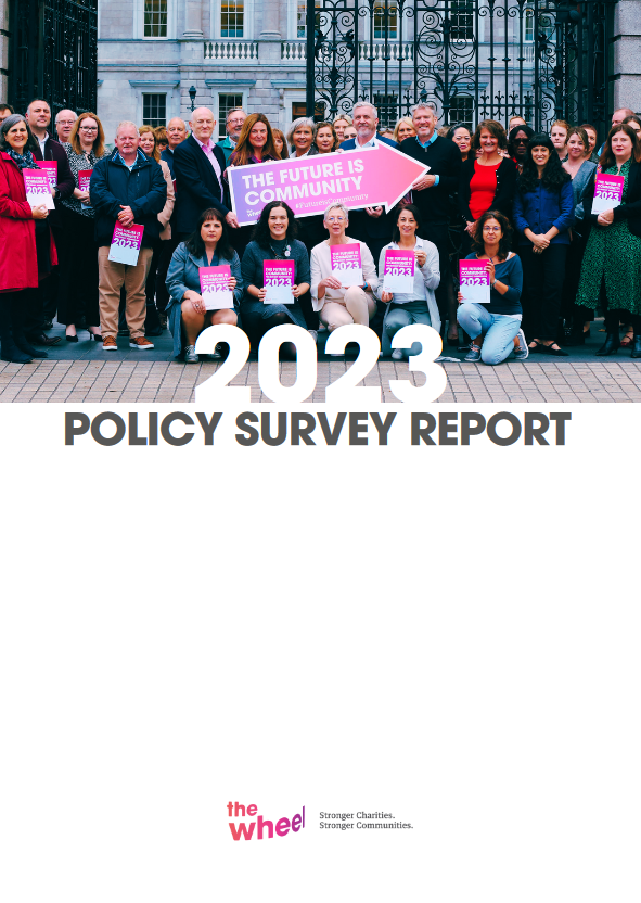 The cover of The Wheel's 2023 policy survey report.