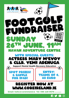 Core Ireland Footgolf Fundraiser Poster