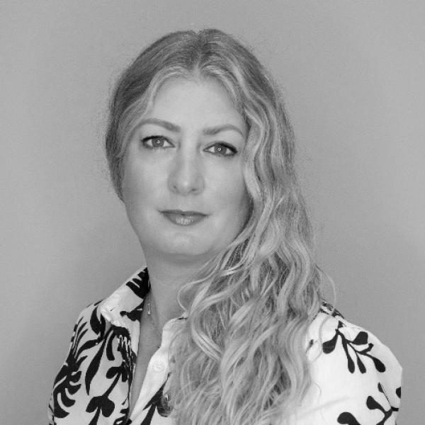 Black and white headshot of Živa Newman
