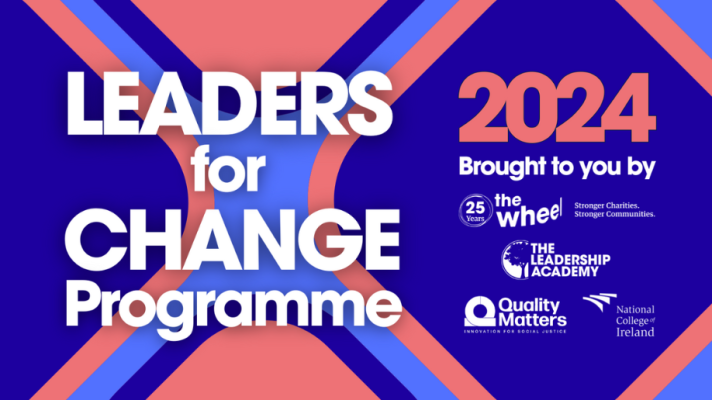 Decorative Banner for the Leaders for Change 2024-25 Programme
