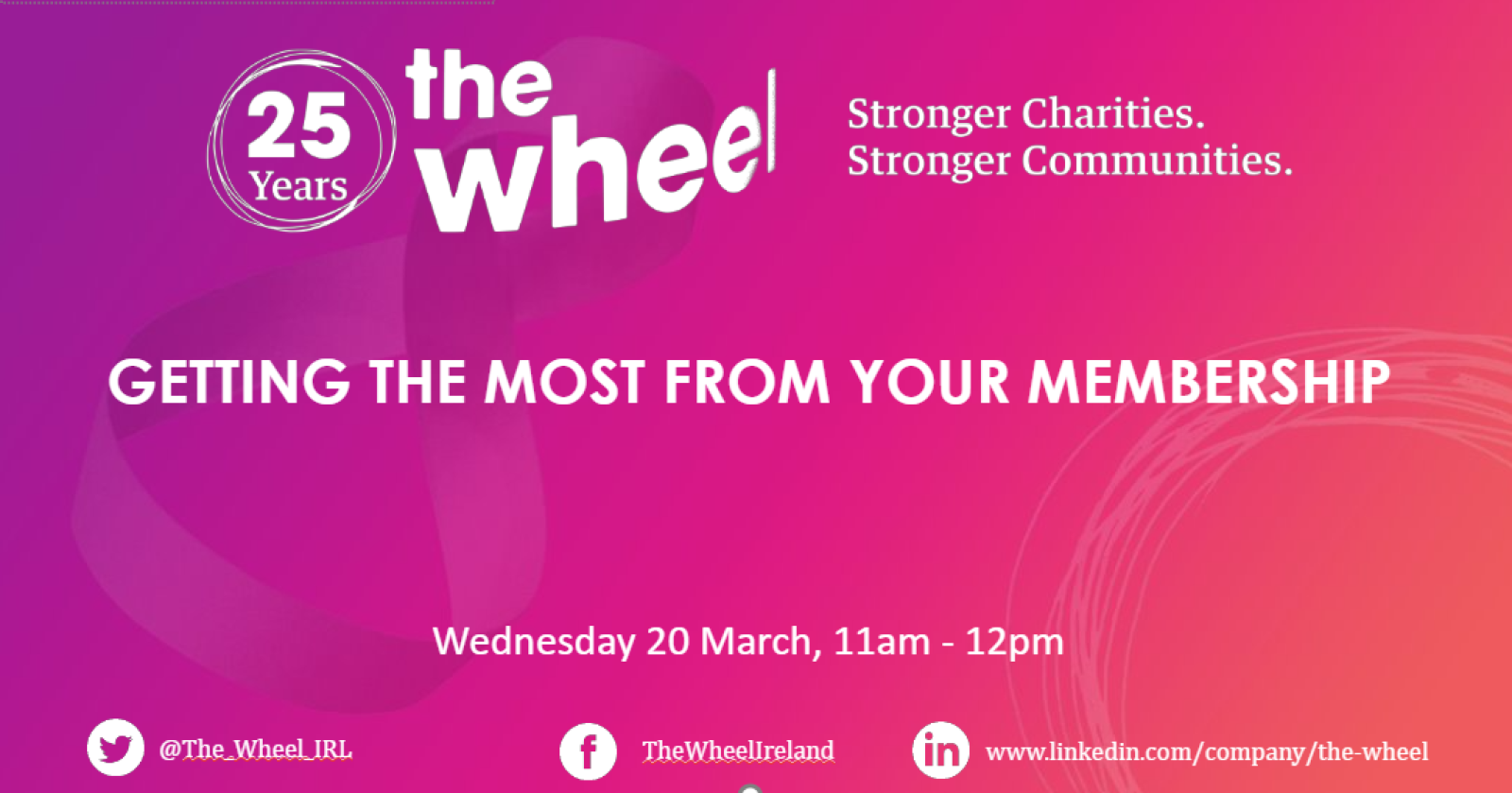 Getting the Most from your Membership webinar 20 March 2024