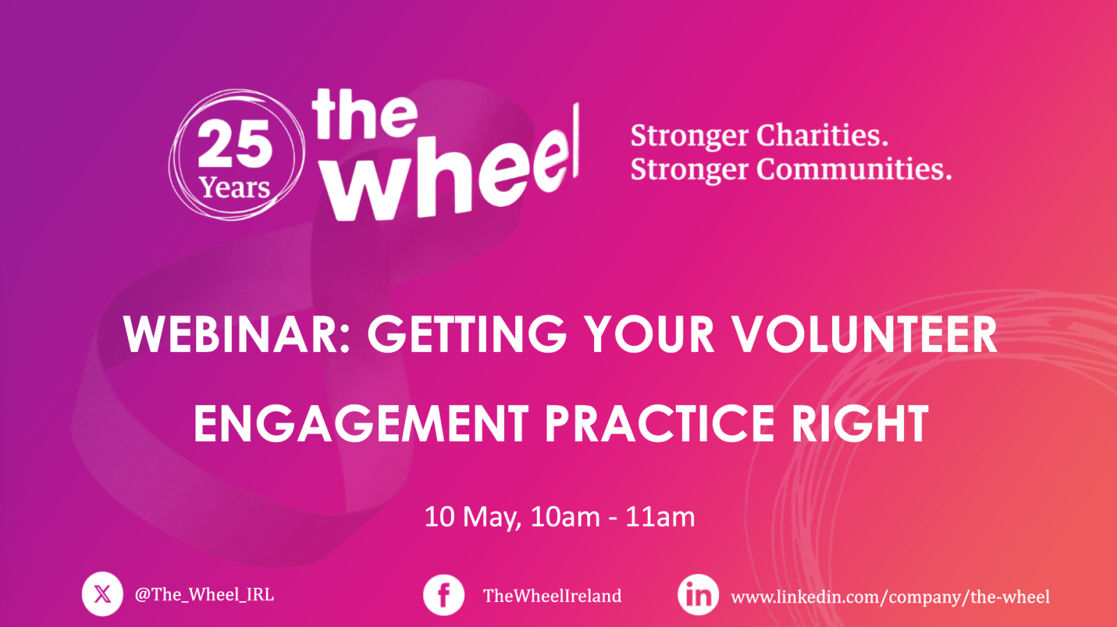 Getting Your Volunteer Engagement Practice Right webinar 10 May 2024
