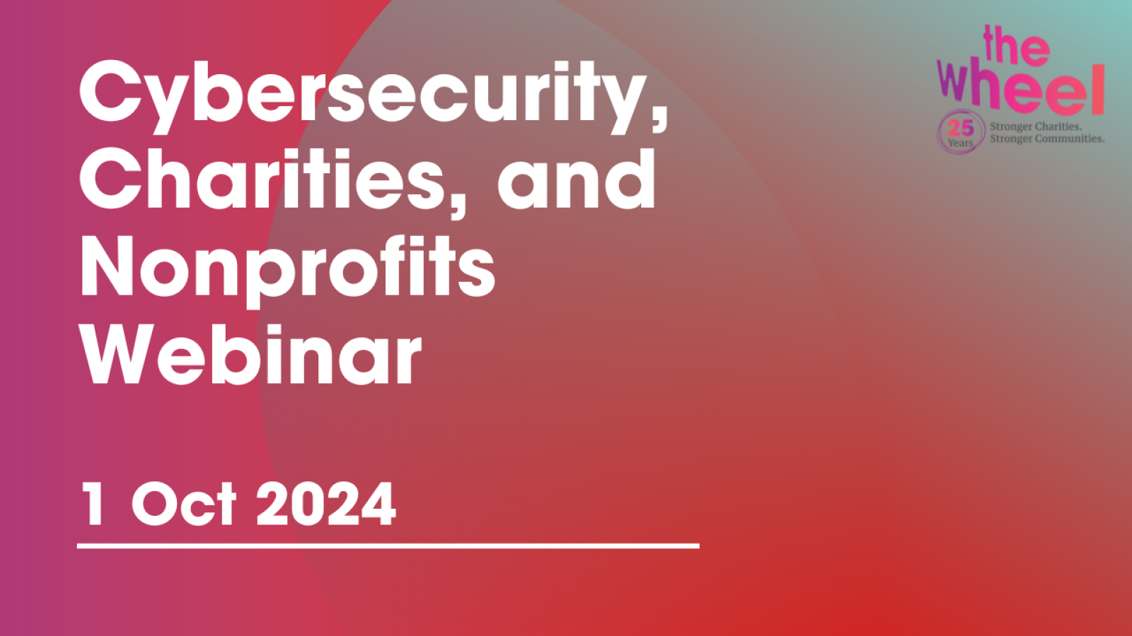 Webinar: Cybersecurity for Charities image