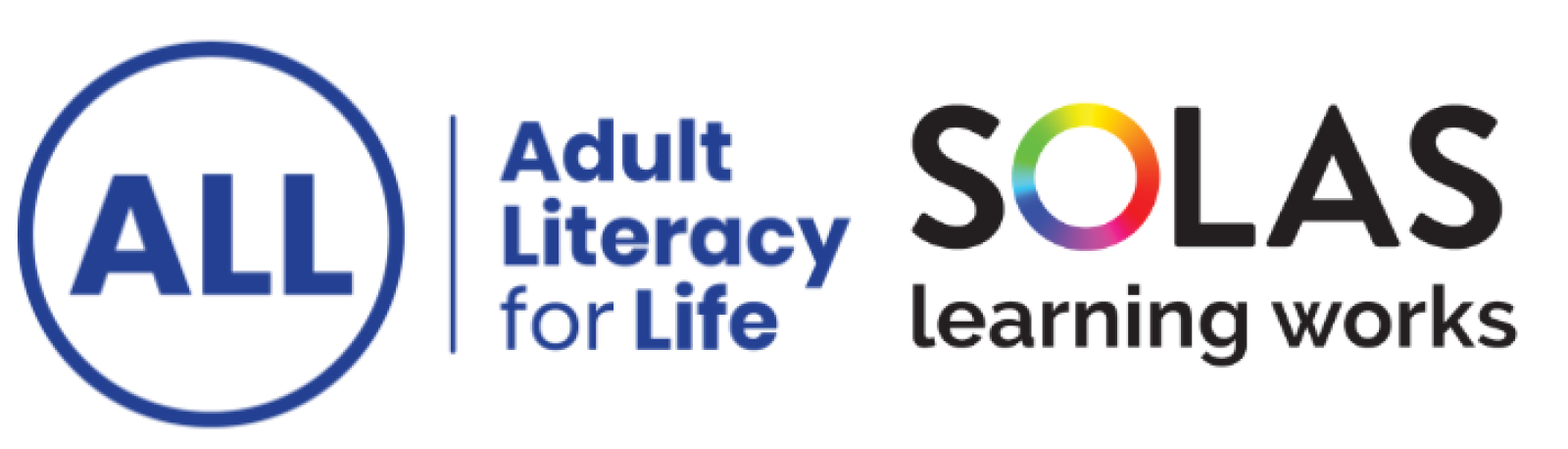 Adult Literacy for Life and SOLAS logos